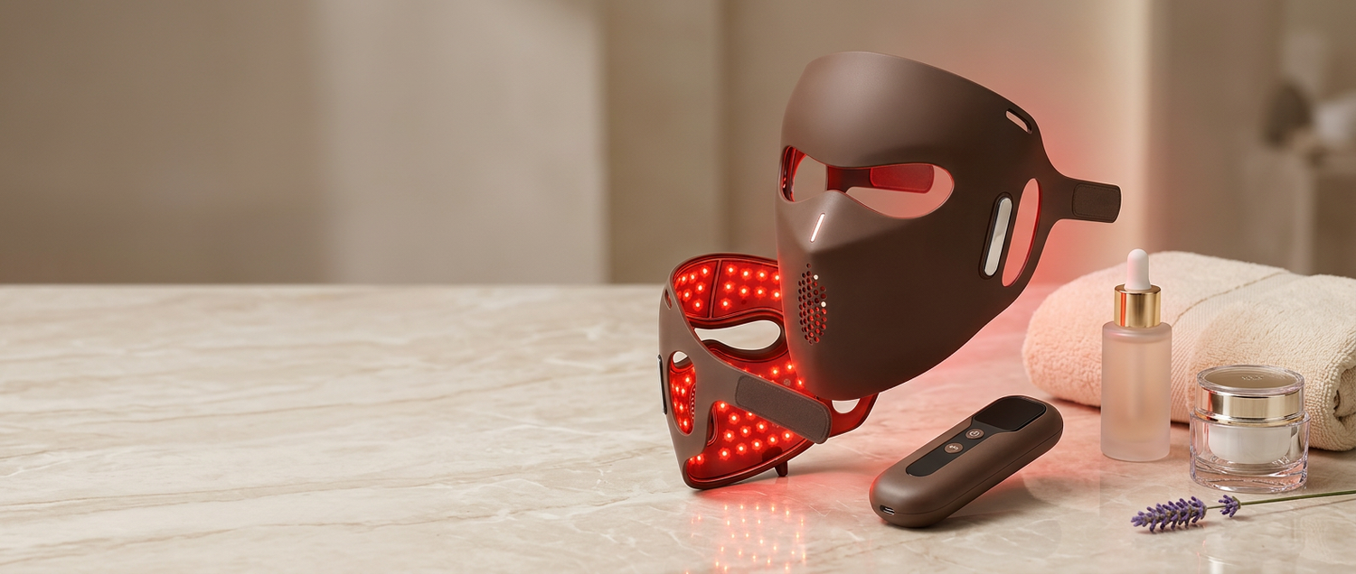 3D LED Red Light Therapy Mask for Face: Advanced At-Home Light Therapy for Healthier-Looking Skin