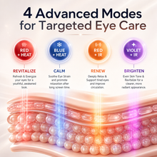 Infrared eye therapy mask with multiple LED light modes