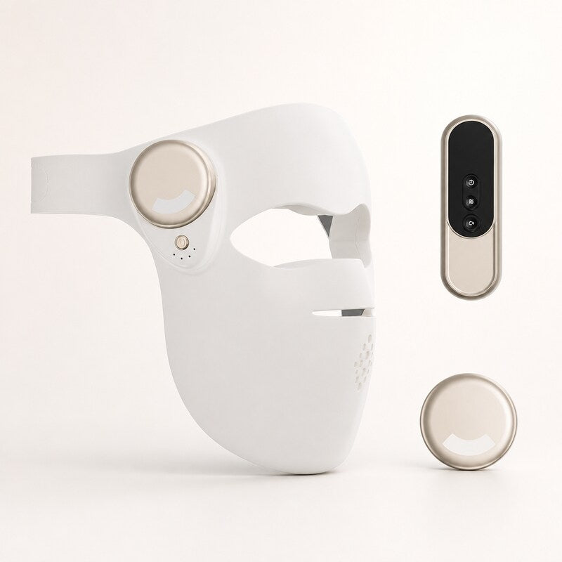 Advanced LED face mask with full-face contour coverage technology
