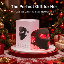LED light therapy mask gift packaging for skincare routines