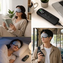 Red LED light eyes mask for daily skincare and eye comfort
