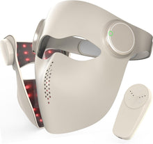 LED light therapy face mask with BPA-free liquid silicone design and LED lights