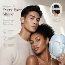 Smart remote controller for LED face mask with LCD display and USB-C charging
