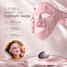 Wearable EMS facial beauty device with micro-vibration skincare technology