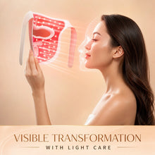 Wireless lightweight LED face mask with smart controller components